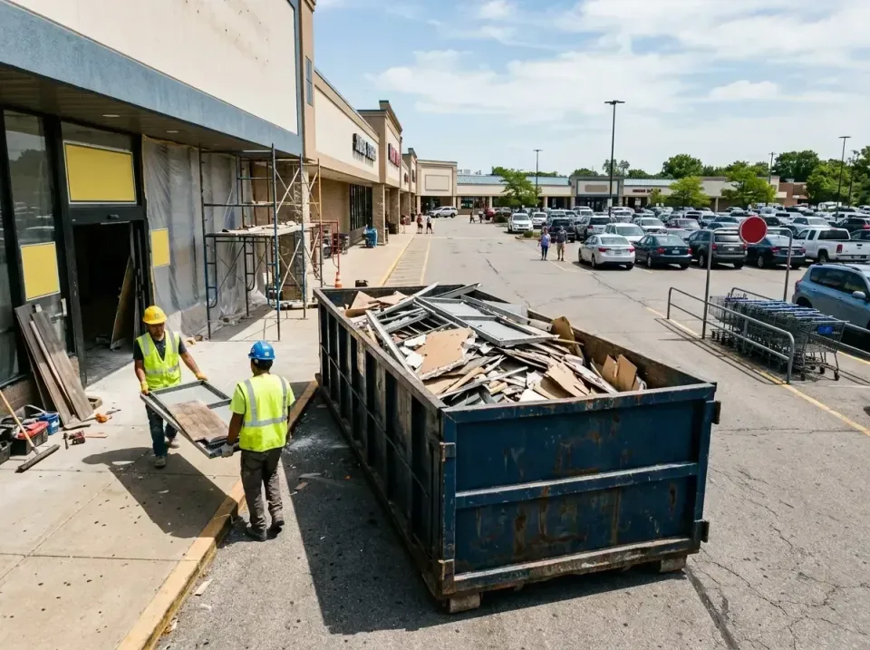 retail-store-renovation-debris-003 — frequently asked questions, Roll-off Dumpster Rentals in Folsom, CA